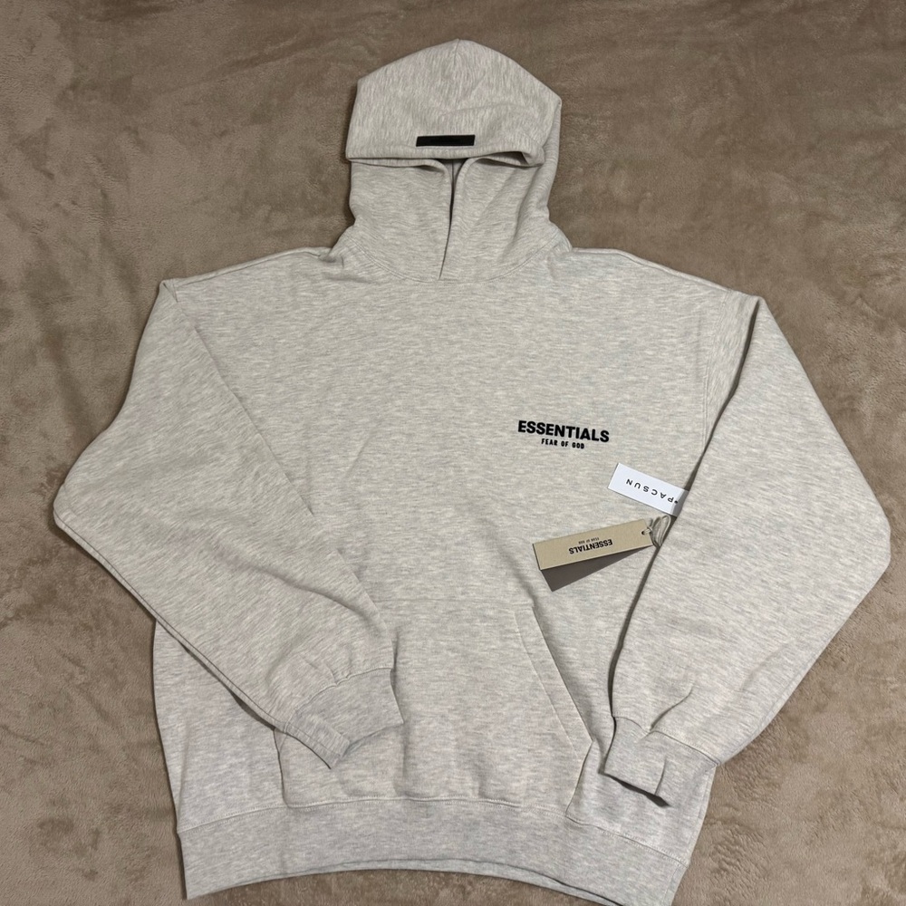 Essentials Light Oatmeal Hoodie
